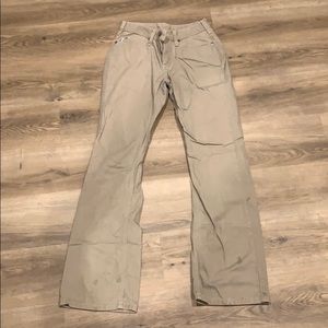 Carhartt Pants - Carharrt Khaki Work Pants Size 4 x 34 Carhartt Pants - Carharrt Khaki Work Pants Size 4 x 34